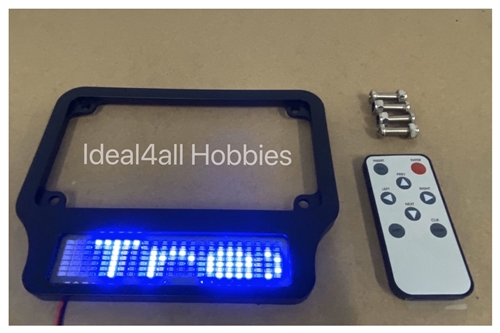 lighted license plate